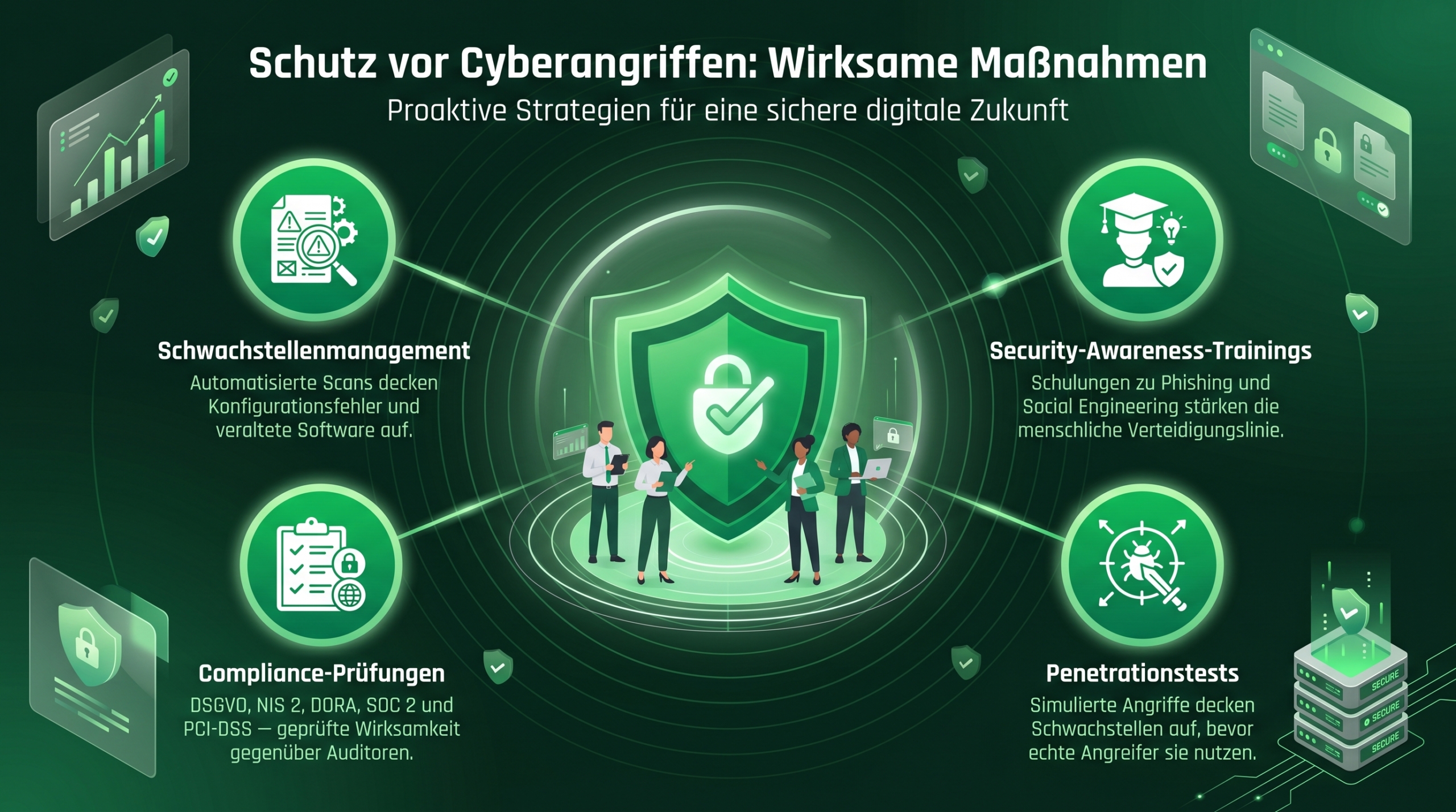 Schutz vor Cyberangriffen: Wirksame Maßnahmen