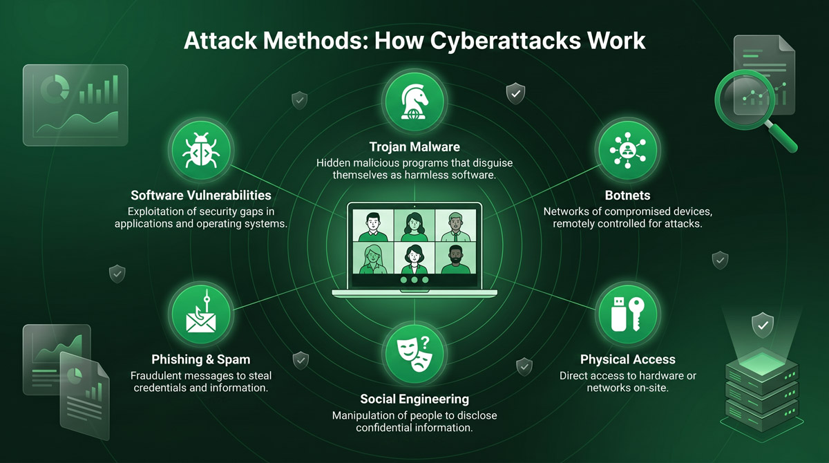 Graphic: Overview of Attack Methods